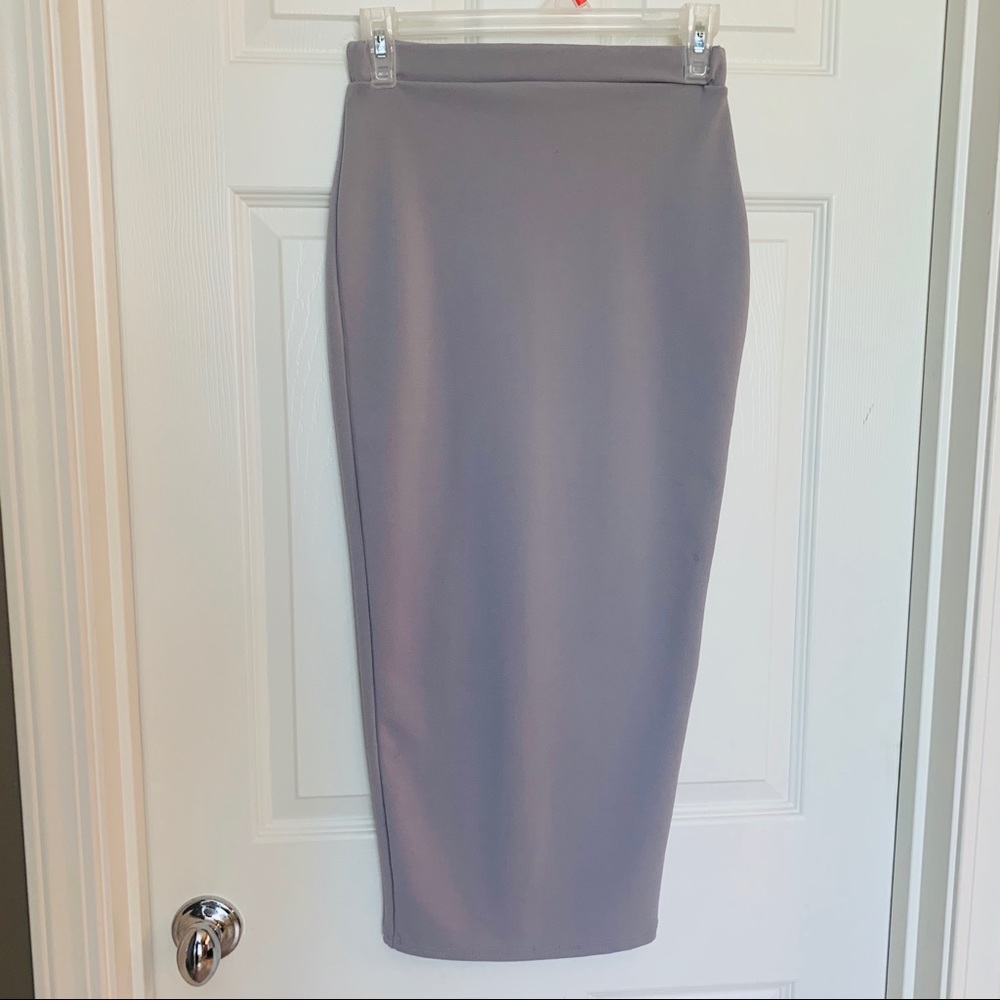 Lavender Pencil Skirt